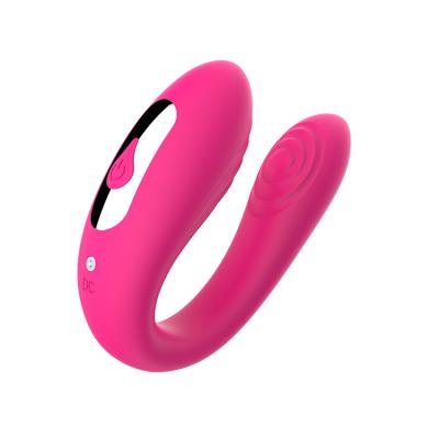 China New Arrival 100% Waterproof Vibration 8 Frequency Remote Control U Shape Wireless Vibrator for sale