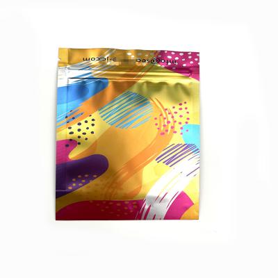 Китай Laser Holography Resealable Colored Mylar Bags With Foils For Food Packaging продается