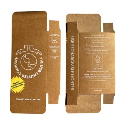 China Kraft Cardboard Packaging Paper Box Biodegradable Corrugated Paper Box With Custom Printing for sale