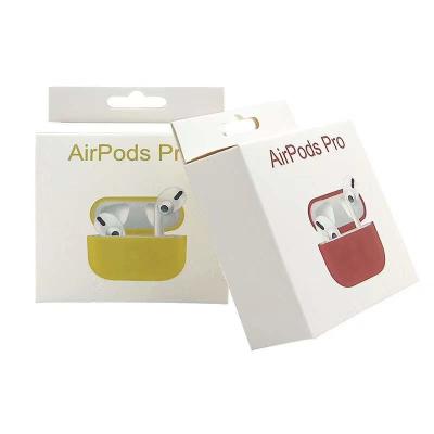 Китай Custom Printing Cardboard Packaging Paper Box  For Airpod Earphone With Plastic PVC Window продается