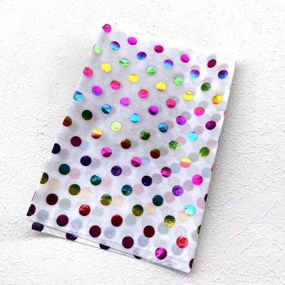 China Luxury Rainbow Tissue Paper Custom Holographic Gift Wrapping Paper With Sequins zu verkaufen