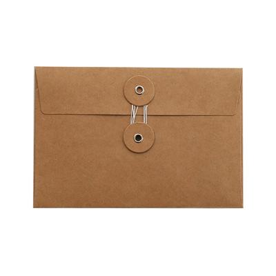 중국 Brown Small Protective Cardboard Envelopes With Rope Winding For Express Service Packaging 판매용