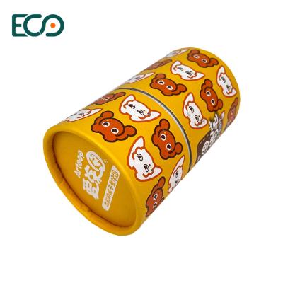 China OEM Candle Cylinder Tube Box Recycled Custom Printed Rounded Paper Box for sale