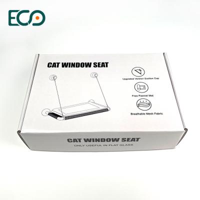 China White Foldable Small Carton Clothes Gift Mailer Box Custom Corrugated Shipping Boxes for sale