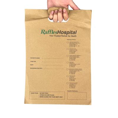 中国 Recycle Custom Protective Cardboard Envelopes Print Logo Handle Cardboard Kraft Paper Shipping Carton Mailer 販売のため