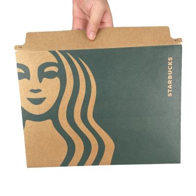 Κίνα Recycle Custom Kraft Color Adhesive Large A4 A5 Black Mailer Packaging Box Cardboard προς πώληση