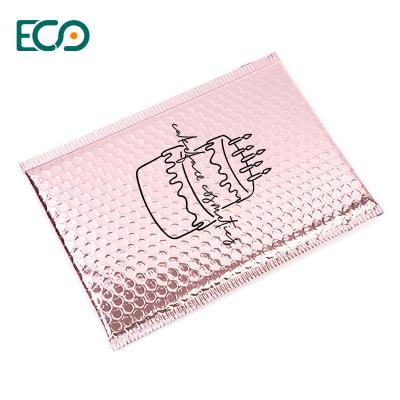 China Multi Color Custom Printing Bubble Mailer Aluminum Foil Bubble Envelopes With Design Logo Te koop