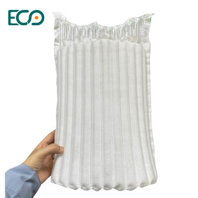 China Eco Friendly White Nonwoven Fabric Air Column Packaging Colorful Cushion Bag Fragile Article Inflatable Wine Wrap for sale