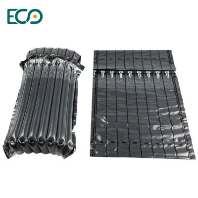 China Color Black Air Column Bag Inflatable Bubble Air Wrap Column Bubble Bag for sale