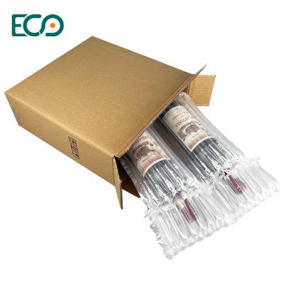 China Ready To Ship In Stick Size 750ml Wine Shipping Wrap Air Column Bag Packaging with Factory Price for sale