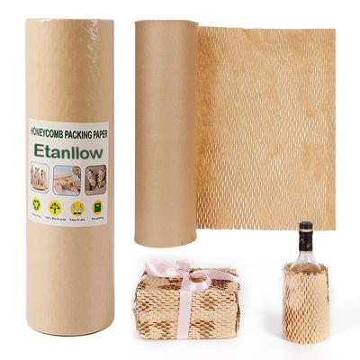 Κίνα 100% Recyclable Honeycomb Paper Roll Biodegradable  Eco Friendly προς πώληση