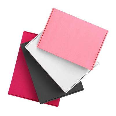 Κίνα Recycled Materials Customized Pink Black White Paper Cardboard Shipping Cardboard Corrugated Shoe Box Corrugated Cardboard Mailer Box προς πώληση