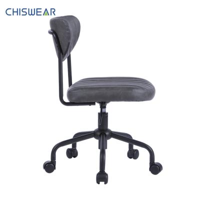 China (Size) Chiswear PU Office Gaslift 80mm Adjustable Leather Chair OEM/ODM Chairs Manufacturer for sale