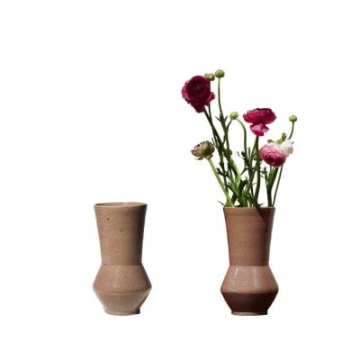 China Arttangent Plant Vase Modern Ceramic Vase Minimalist Porcelain Flower Vase Custom Made Eco-friendly Ceramic Stoneware for sale