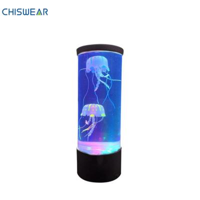 China Modern Chiswear LED Jellyfish Color Changing Bedside Night Relaxing Light For Kids for sale