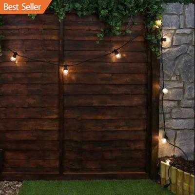 China Christmas Light 10/20 LED Patio String Lights Warm White Party Yard Indoor Outdoor Waterproof Connectable Customized for sale