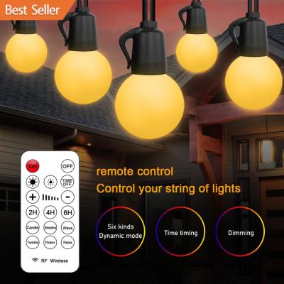 China Light Smart Warm Christmas Chiswear White/RGB Wedding Decoration Lights String With 6 Scene Remote Control Mode Selected for sale