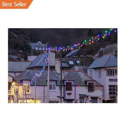 China Christmas Light Christmas Led G40 Outdoor Ornament Lighted RGB Remote Control Bulb String Light With Waterproof IP65 for sale