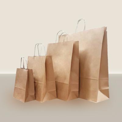 China Recyclable XINYA Factory produce branded brown paper bags for sale