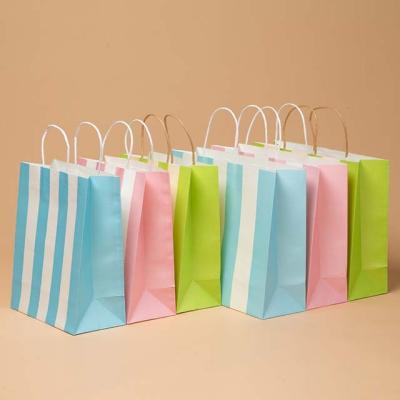 China Recycled Materials Customize Design Kraft Paper Bag Printing Cardboard Fancy Shopping Bag for sale