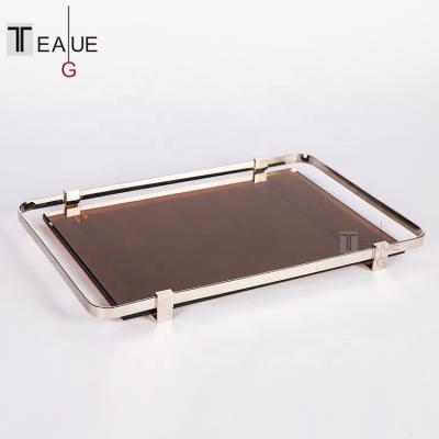 China Custom minimalist backing plate fruit living room coffee table study serving decorative tray for sale