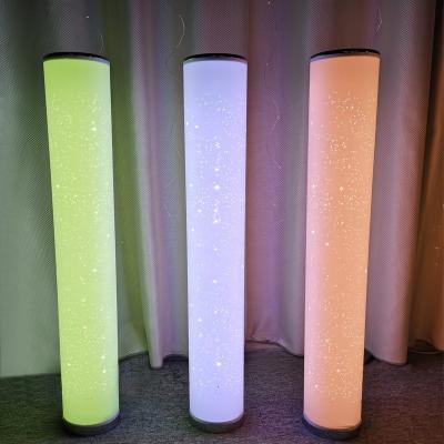 China Can Change Many Different Color As You Want Modern LED Floor Lamp Standing 1m Hotel Bar Living Room Bedroom Home Decoration Lighting Remote Multi Color ITEM 2019 NEW for sale