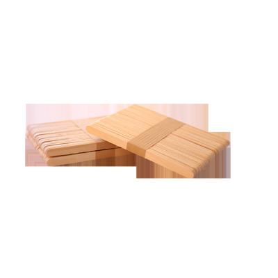 China Wooden Stocked Birch Ice Cream Stick Wholesales 110mm for sale