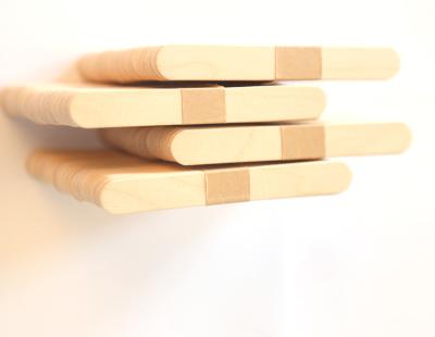 China Stocked High Quality Wooden Jumbo Ice Cream Craft Sticks Popsicle Sticks for sale