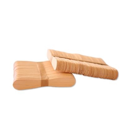 China Stocked Custom Logo Popsicle Stick Ice Cream Disposable Wooden Spoon for sale