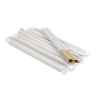 China Drinking Tool Food Grade Eco - Friendly Bamboo Shape Designed Paper Straws Drinking Straws for sale