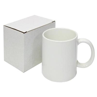 China Viable Wholesale Mug 11oz Sublimation 11oz Ceramic White Mug Sizes Custom Mug For Sublimation for sale