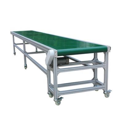 China Heat Resistant Green Vegetable Conveyor Belt Fruit Belt Conveyor for sale