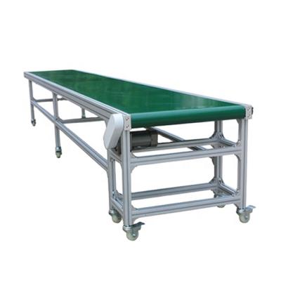 China Small Conveyor Belt Heat Resistant Horizontal Loading Assembly Line Conveyor for sale