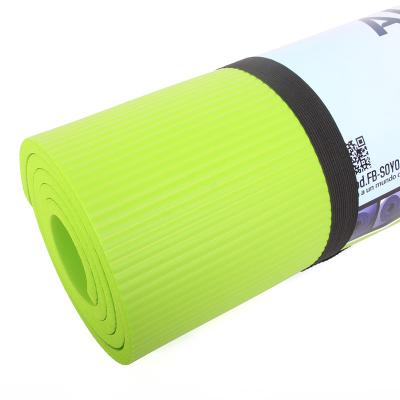 China Yoga Fitness Wholesale Extra Thickness NBR Yoga Mat 15mm Non-Slip Yoga Mats for sale