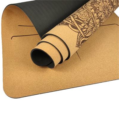 China Eco Friendly Custom Yoga Mat Customized Black or Opp Film+ Cardboard 1kg Cork+ Cork Tape Custom Logo Cork Tape Hot-selling Cork Yoga Mat Tape CT01 for sale