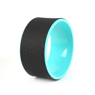 China 2022 New Fashion Universal Custom Logo Fitness Eco Friendly Exercise Balance Training Stretching Band Yoga Wheel For Back Pain for sale