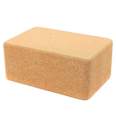 China Yoga Exercises High Density Exercise Logo Cork Yoga Block Customized Foam Yoga Brick Fitness for sale