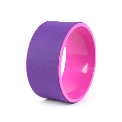 China Fitness universal wholesale colorful exercise wheel yoga professional manufacturer for sale