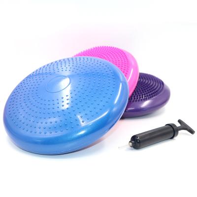 China Large Oval PVC Balance Massage Cushion Balance Disc for sale