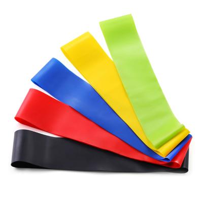 China For Defunct Fitness/Yoga/Strength Training Wholesales Indoor Elastic Natural Bands For Fitness Pilates Training Yoga Bands for sale