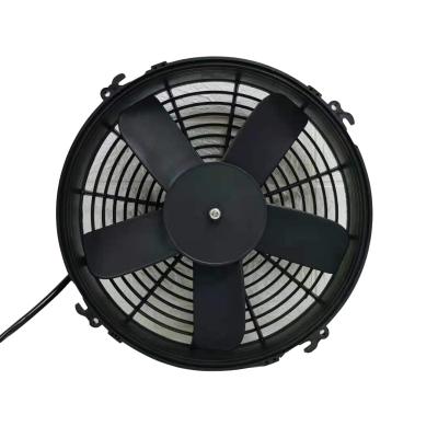 China Hot Selling 12V Or 24V Axial Flow Excavators Condensation Fan 12 Inch Condensing Fan for sale