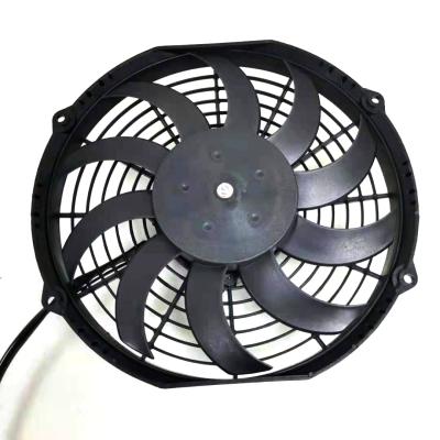 China Factory Automobile Air Conditioner 255mm Axial 12V/24V Blower Condenser Fan for sale