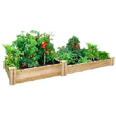 China Modern Outdoor Wooden Garden Vegetable and Flower Plant Pot Making Garden Planter Bed for sale