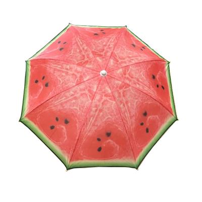 China Latest Design Beach Umbrella Fruit Design Commercial Beach Umbrella for sale