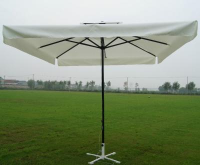 China Outdoor Furniture 2.5M*2.5M Square Garden Patio Market Restaurant Beach Umbrella for sale