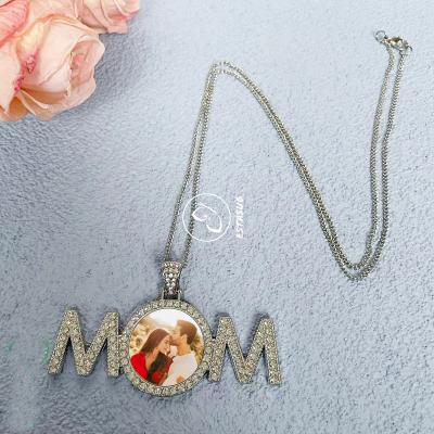 China Cute Custom Your Mom Unique Sublimation Necklace for sale