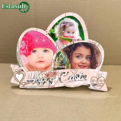 China Customized Sublimation White Easter MDF Egg Photo Board for sale