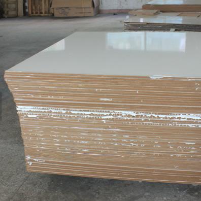 China Melamine MDF Board Moisture Proof Laminated Black 3mm White For Sublimation for sale