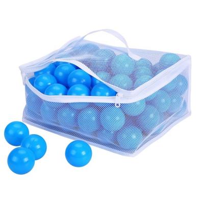 China Smooth Surface And No Smudge Proof Round Soft Blue Color Kids Plastic Crush Ball Mine Balls Cheap For Sale for sale