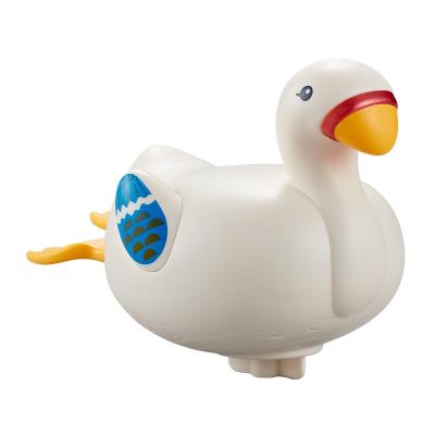 China White Bath Toy Amazon Hot Sale Baby Bath Toy Chain Goose Bathroom Toy Winding Swimming Small Toys For Children for sale